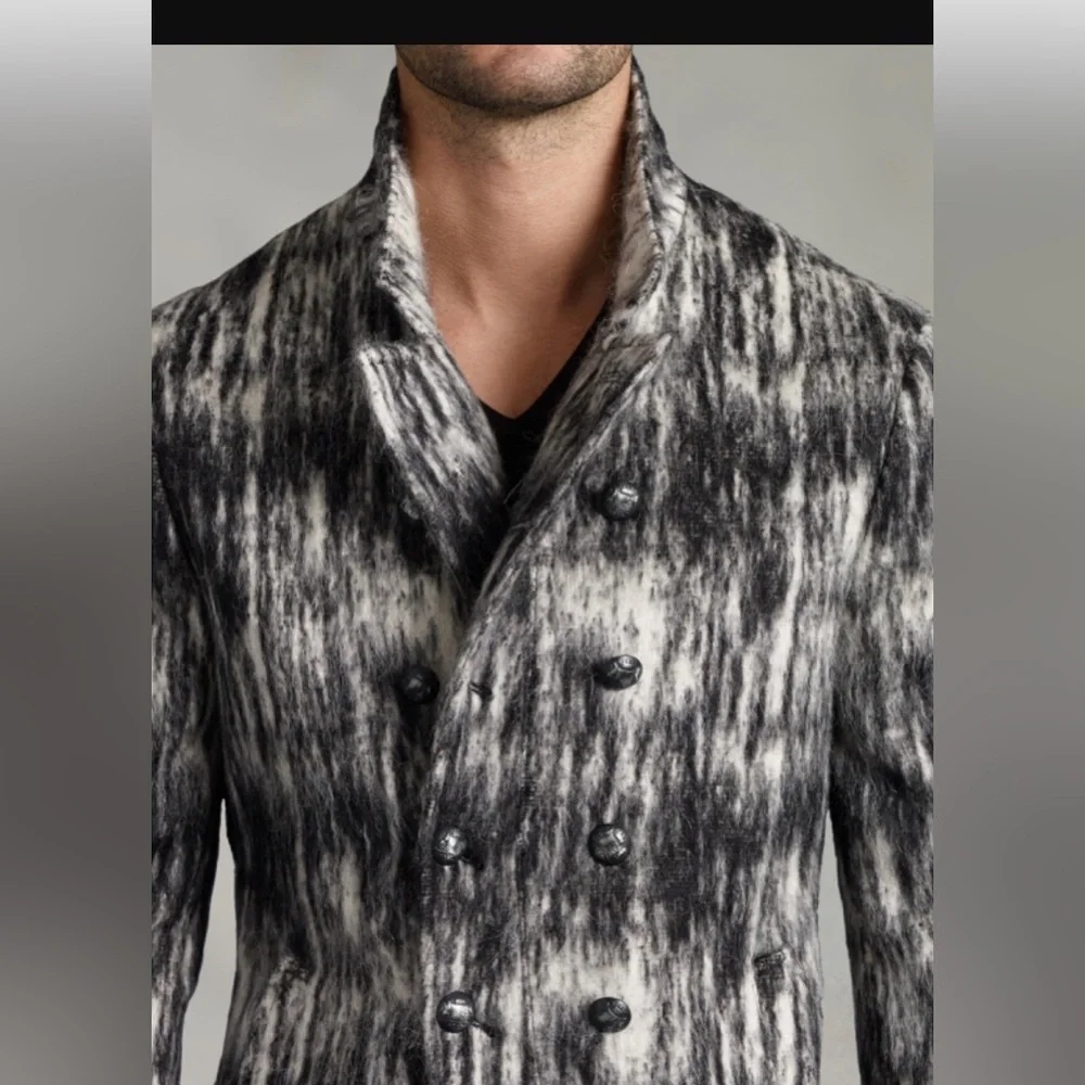 John Varvatos Zebra Coat. Size EU 48 USA 38. - Picture 5 of 11